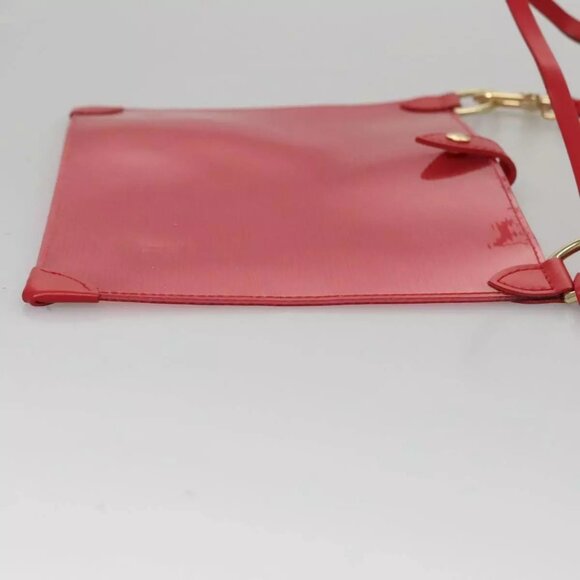 LOUIS VUITTON Epi Plage Via Hand Bag Vinyl Red Grenadine M92152 LV Auth bs20812 - Picture 11 of 15